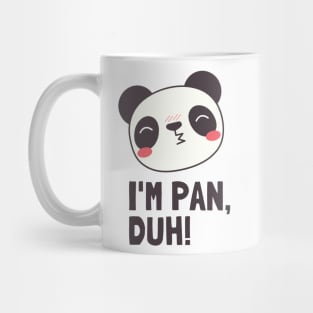 I'm pan, duh! LGBT / Pride Mug